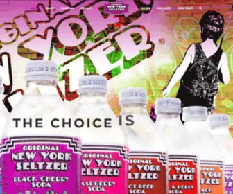 Drinknewyorkseltzer.com(We're Bringin' Seltzer Back) Screenshot