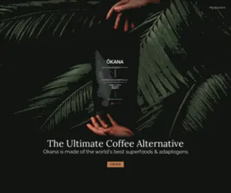 Drinkokana.com(The Healthy Alternative to Coffee) Screenshot