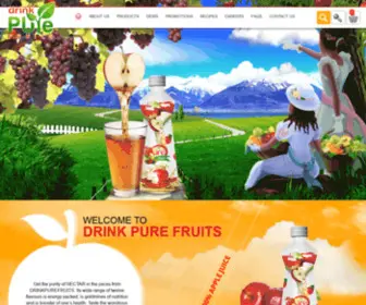 Drinkpurefruits.co.in(Home) Screenshot