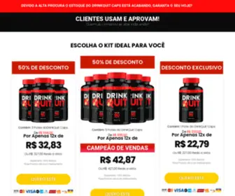 Drinkquitcaps.com.br(Compre Online) Screenshot