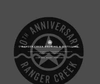 Drinkrangercreek.com(Ranger Creek Brewing & Distilling) Screenshot