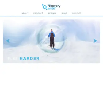 Drinkreliant.com(Reliant Recovery Water Official Website) Screenshot