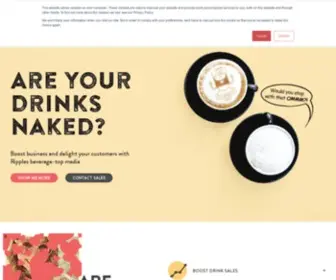 Drinkripples.com(Drink Ripples) Screenshot