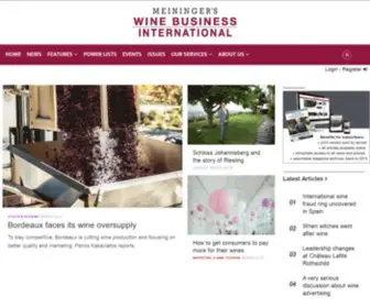 Drinks-Today.com(Meiningers Wine Business International) Screenshot