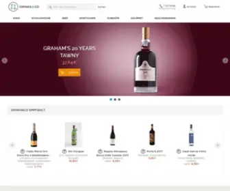 Drinksco.at(Wein im größten Online) Screenshot