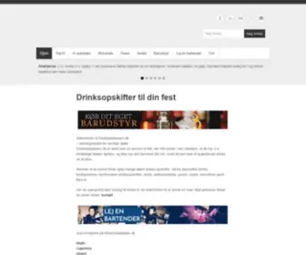 Drinksdatabasen.dk(Drinksopskrifter til din fest) Screenshot