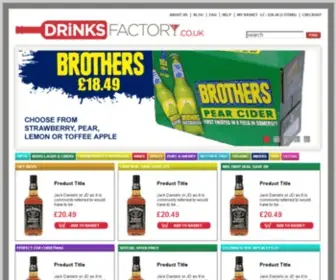 Drinksfactory.co.uk(Drinks Online) Screenshot