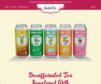 Drinkswingtea.com(Swing Tea) Screenshot