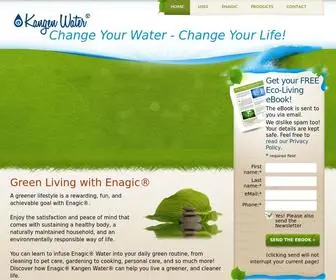 Drinkthecloud.com(Using Kangen Water® for Greener Living) Screenshot