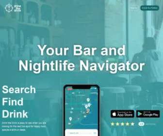 Drinkthedrink.com(DTD Landing Page) Screenshot