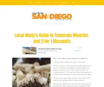 Drinkupsandiego.com(Local Wally's Guide to San Diego) Screenshot