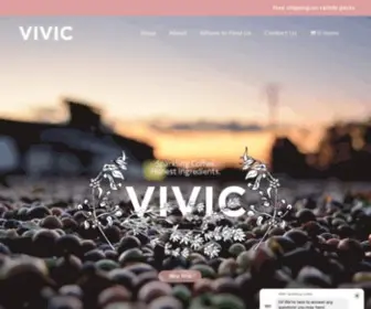 Drinkvivic.com(VIVIC Sparkling Coffee) Screenshot