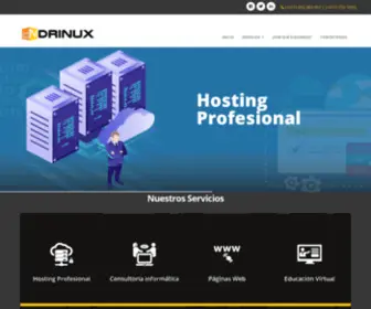 Drinux.com(Bienvenidos) Screenshot