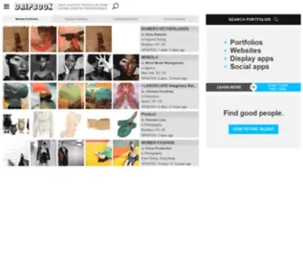 Dripbook.com(Online Portfolios) Screenshot