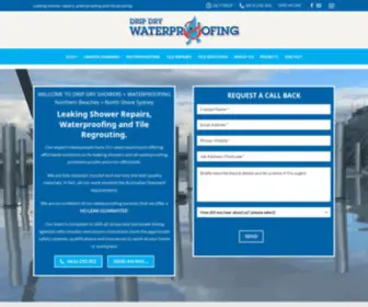 Dripdryshowers.com.au(Bathroom waterproofing & leaking shower repairs Northern Beaches) Screenshot