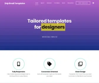 Dripemailtemplates.com(Drip Email Templates) Screenshot