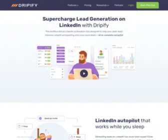 Dripify.io(Affiliate program) Screenshot