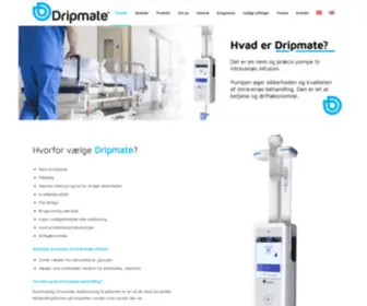 Dripmate.eu(Giver præcis regulering af IV medicinering dropsæt) Screenshot