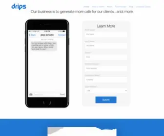 Drips.com(Founders of Conversational Texting®) Screenshot