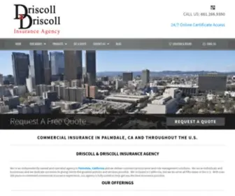 Driscollanddriscoll.com(Driscoll & Driscoll Insurance Agency) Screenshot