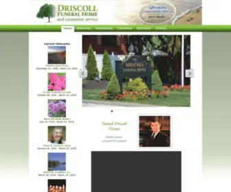 Driscollcares.com(Driscoll Funeral Home and Cremation Service) Screenshot