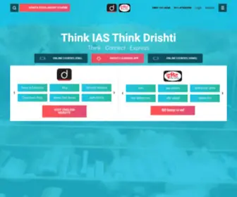 Drishtiias.com(Drishti IAS Coaching in Delhi) Screenshot