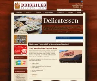 Driskillsdowntown.com(Driskill's Downtown Market) Screenshot