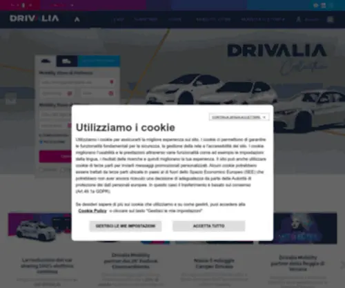 Drivalia.it(Noleggia la tua auto in tutta Italia con DRIVALIA) Screenshot