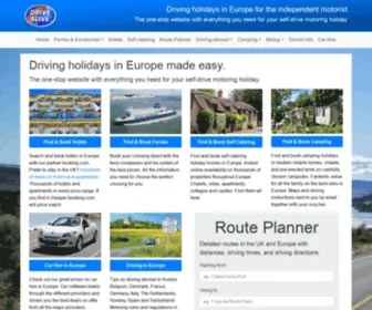 Drive-Alive.co.uk(Self-drive holidays France Europe Ireland) Screenshot