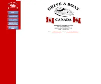 Driveaboatcanada.ca(Online Boating License in Canada) Screenshot