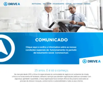 Drivea.com.br(Drive A) Screenshot