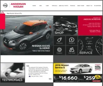 Driveandersonnissan.com(Driveandersonnissan) Screenshot