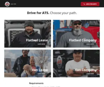 Driveandersontrucking.com(Anderson Trucking Service) Screenshot