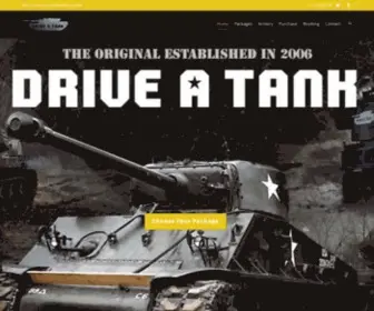 Driveatank.com(Drive A Tank) Screenshot