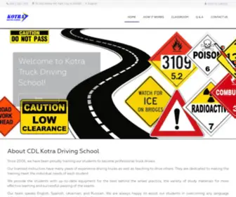 Drivebigone.com(CDL Kotra Driving School) Screenshot
