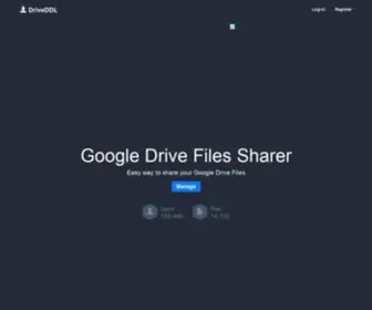 Driveddl.xyz(Easy way to share your drive) Screenshot