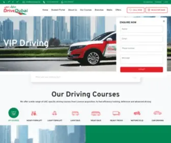 Drivedubai.ae(Driving courses learning & License Renewal Center UAE) Screenshot