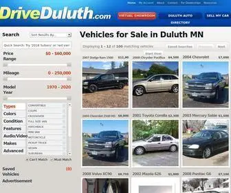 Driveduluth.com(Drive Duluth) Screenshot