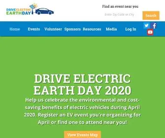 Driveelectricearthday.org(Drive Electric Earth Month) Screenshot