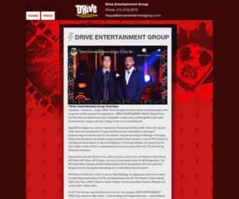 Driveentertainmentgroup.com(Drive Entertainment Group) Screenshot