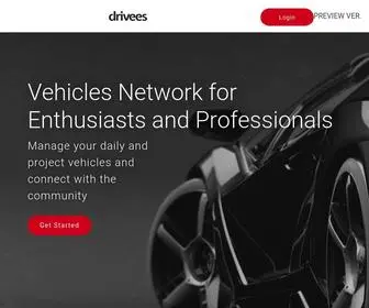Drivees.com(DRIVEES Vehicles Management & Network Vehicles Management & Network Drivees) Screenshot