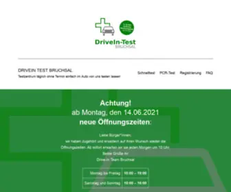 Drivein-Test-Bruchsal.de(Neu Öffnungszeiten) Screenshot