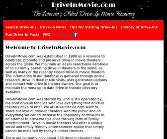 Driveinmovie.com(Drive-ins and Drive-in Movie Theater Directory) Screenshot