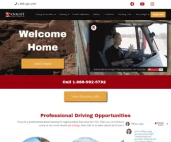 Driveknight.com(Truck Driving Jobs) Screenshot