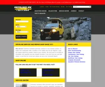 Drivelinesnw.com(Driveshaft Specialist Shop) Screenshot