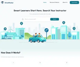 Drivementor.co.uk(Find your perfect driving instructor) Screenshot