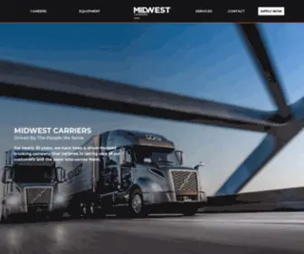 Drivemidwest.com(Leading With Freight and Refrigeration Services) Screenshot