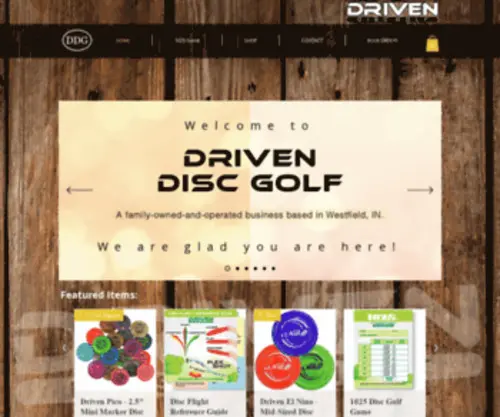 DrivendiscGolf.com(Forsale Lander) Screenshot