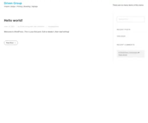 Drivengroup.us(Graphic Design) Screenshot