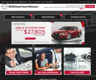 Drivenissan.com(Bill Robertson Nissan) Screenshot